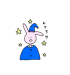 ずっと口が空いてるうさぎ（個別スタンプ：10）