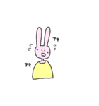 ずっと口が空いてるうさぎ（個別スタンプ：12）