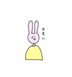 ずっと口が空いてるうさぎ（個別スタンプ：13）