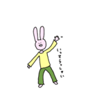 ずっと口が空いてるうさぎ（個別スタンプ：17）