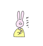 ずっと口が空いてるうさぎ（個別スタンプ：25）
