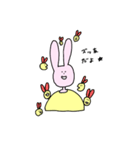 ずっと口が空いてるうさぎ（個別スタンプ：28）