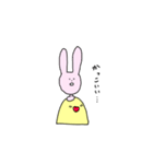 ずっと口が空いてるうさぎ（個別スタンプ：30）
