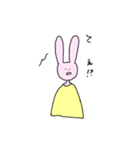 ずっと口が空いてるうさぎ（個別スタンプ：38）