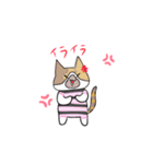 ねこのわんこスタンプ（個別スタンプ：5）