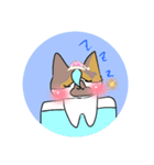 ねこのわんこスタンプ（個別スタンプ：7）