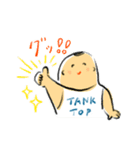 タンクトップくんと仲間たち（個別スタンプ：5）
