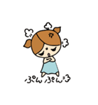 こびとちゃんとうさぎのかわいいスタンプ（個別スタンプ：8）