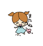 こびとちゃんとうさぎのかわいいスタンプ（個別スタンプ：14）