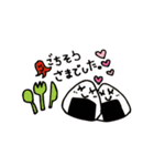 こびとちゃんとうさぎのかわいいスタンプ（個別スタンプ：25）