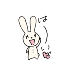 こびとちゃんとうさぎのかわいいスタンプ（個別スタンプ：37）