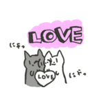猫好きが描いた白猫スタンプ（個別スタンプ：3）