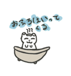 猫好きが描いた白猫スタンプ（個別スタンプ：4）