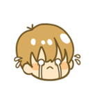 A君（A君と彼の猫）（個別スタンプ：4）