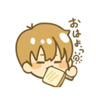 A君（A君と彼の猫）（個別スタンプ：5）