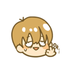 A君（A君と彼の猫）（個別スタンプ：14）