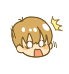 A君（A君と彼の猫）（個別スタンプ：15）