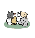 adorable cats♡猫/文字なし/シンプル（個別スタンプ：1）