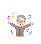 元気なお父様（個別スタンプ：8）