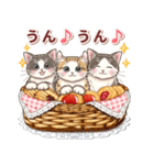 やさしい猫のポップアップ 8☆猫の日記念（個別スタンプ：7）