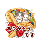 やさしい猫のポップアップ 8☆猫の日記念（個別スタンプ：9）