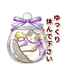 やさしい猫のポップアップ 8☆猫の日記念（個別スタンプ：16）