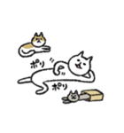 シュッとしたネコ ♡スーパー猫の日記念♡（個別スタンプ：30）