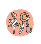 シュッとしたネコ ♡スーパー猫の日記念♡（個別スタンプ：36）