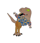 コワかわ恐竜ティラノザウルス（個別スタンプ：22）
