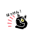くろねこのらのクゥ（個別スタンプ：38）