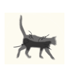 【 飛び出す 黒猫 ネロ】（個別スタンプ：6）