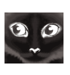 【 飛び出す 黒猫 ネロ】（個別スタンプ：14）