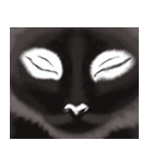 【 飛び出す 黒猫 ネロ】（個別スタンプ：16）