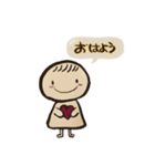 手描きほっこちゃん（個別スタンプ：1）