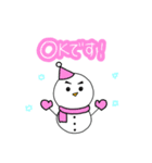 日常的に使える雪だるまくん【敬語】（個別スタンプ：12）