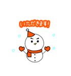日常的に使える雪だるまくん【敬語】（個別スタンプ：23）