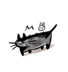 後ろのバルコニーの猫（個別スタンプ：5）