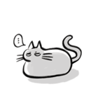後ろのバルコニーの猫（個別スタンプ：19）