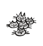 後ろのバルコニーの猫（個別スタンプ：21）