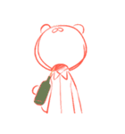 着ぐるみ人間-クマちゃん（個別スタンプ：3）