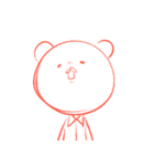 着ぐるみ人間-クマちゃん（個別スタンプ：4）