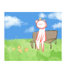 着ぐるみ人間-クマちゃん（個別スタンプ：16）