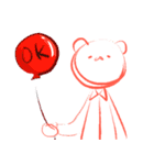 着ぐるみ人間-クマちゃん（個別スタンプ：18）
