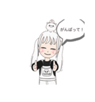 可愛いしらすとメレンゲちゃん（個別スタンプ：16）