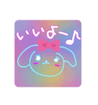 うちゅううさぎ★おはようとおやすみ（個別スタンプ：5）