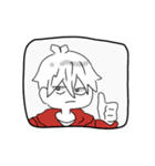 赤パーカーくん（個別スタンプ：1）