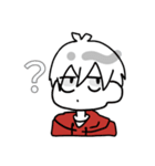 赤パーカーくん（個別スタンプ：10）