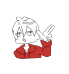 赤パーカーくん（個別スタンプ：13）