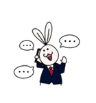 生意気うさぎ「うさお」のスタンプ（個別スタンプ：12）
