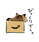 ポンポコおなかのキジトラぴーや（個別スタンプ：10）